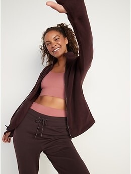 old navy microfleece zip up