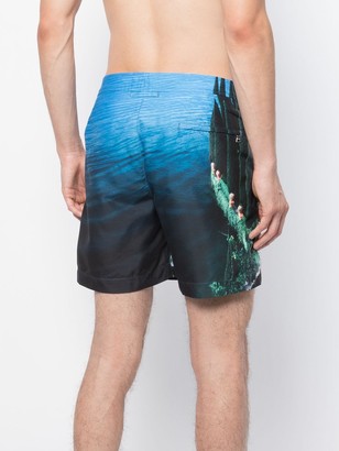 Orlebar Brown Lake Como printed shorts