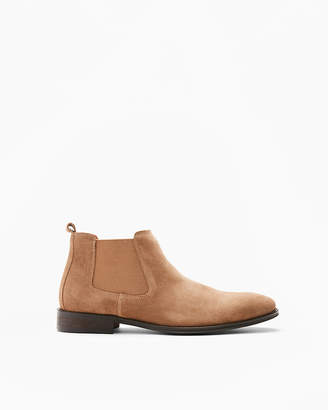 Express Genuine Suede Chelsea Boot