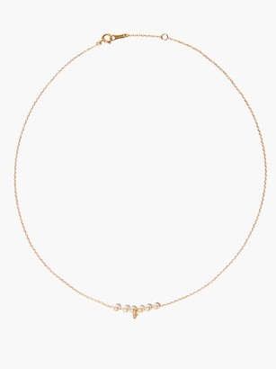 Mizuki Diamond, Akoya Pearl & 14kt Gold Necklace - Pearl
