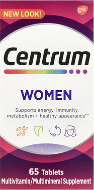 Centrum Centrum, Women Multivitamin, 65 Tablets
