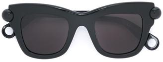 Christopher Kane square shaped sunglasses