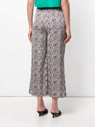 Christian Wijnants floral print flared trousers