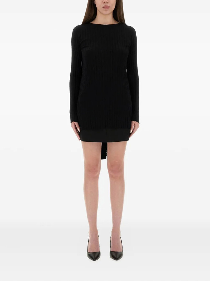 Moschino Ribbed Tie Kmini Dress