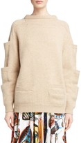 Thumbnail for your product : Christopher Kane Women's Sleeve Pocket Wool Sweater