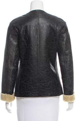 Etoile Isabel Marant Zip-Up Shearling Jacket