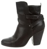 Thumbnail for your product : Rag & Bone Leather Round-Toe Ankle Boots