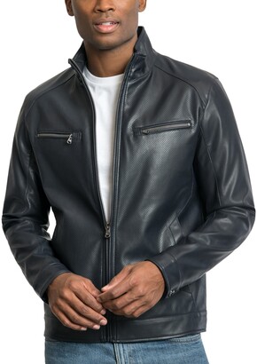 Michael Kors Men's Leather & Suede Jackets | ShopStyle CA