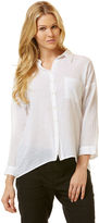Thumbnail for your product : C&C California Solid 3⁄4 sleeve voile shirt