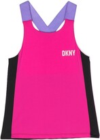 Thumbnail for your product : DKNY Logo-Print Sporty Top
