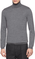 Thumbnail for your product : Gucci Fine Wool Knit Turtleneck Sweater, Medium Gray