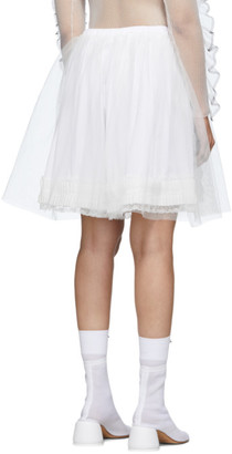MM6 MAISON MARGIELA White Tulle Skirt
