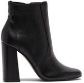 Thumbnail for your product : Steve Madden Trix Leather Block Heel Bootie