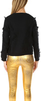 Thumbnail for your product : Atm By Anthony Thomas Melillo ATM Wool Fringe Sweater