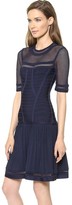 Thumbnail for your product : Herve Leger Haylynn Dress with Sheer Detail