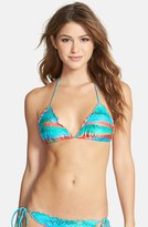 Thumbnail for your product : Luli Fama 'Mermaid Crystallized' Triangle Bikini Top