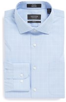 Thumbnail for your product : Nordstrom Non-Iron Trim Fit Windowpane Plaid Dress Shirt