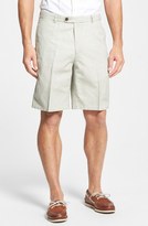 Thumbnail for your product : Peter Millar Flat Front Linen & Cotton Shorts