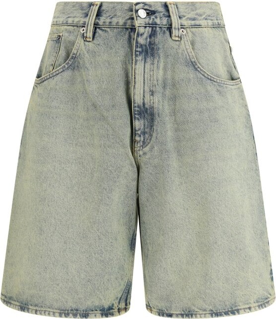 Sunflower Super Wide Denim Bermuda Shorts