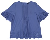 Thumbnail for your product : Polo Ralph Lauren Kids Embroidered cotton top