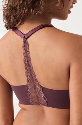 True & Co. Triangle Lace Racerback Bralette - ShopStyle Bras