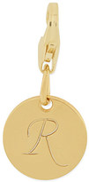 Thumbnail for your product : Anna Lou Gold plated small r disk charm