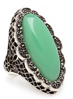 Thumbnail for your product : Forever 21 Old Hollywood Faux Stone Ring
