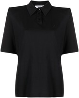 Thumbnail for your product : ATTICO Shoulder Pads Polo Shirt