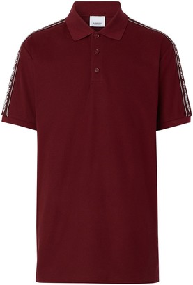 Burberry Logo Tape Polo Shirt - ShopStyle