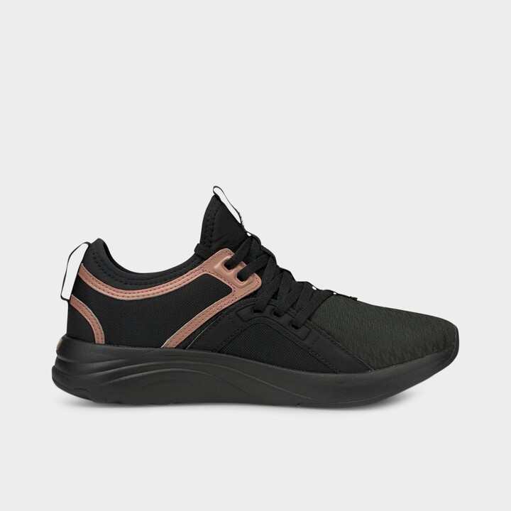 puma trainers black