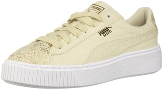puma platform suede beige