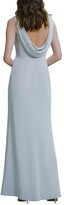 Thumbnail for your product : Marchesa Notte Bridesmaid V-Neck Cowl-Back Sleeveless Column Gown
