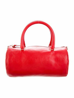 Clare Vivier Leather Handle Bag Red
