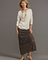 Thumbnail for your product : XCVI Cecilia Crochet Skirt