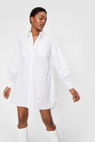 Thumbnail for your product : Nasty Gal Womens Oversized Button Down Mini Shirt Dress