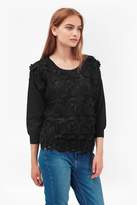 Thumbnail for your product : French Connection 3d Crochet Knitted Jumper