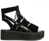 Thumbnail for your product : B.young YRU Medusa Low Chunky Flat Sandals