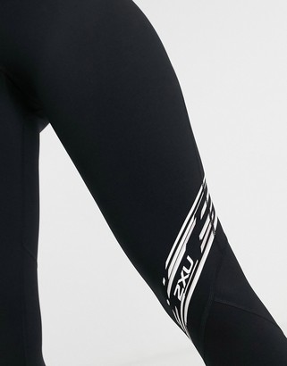 2XU Fitness Stride compression tights in black