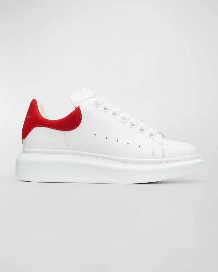 alexander mcqueen trainers red back