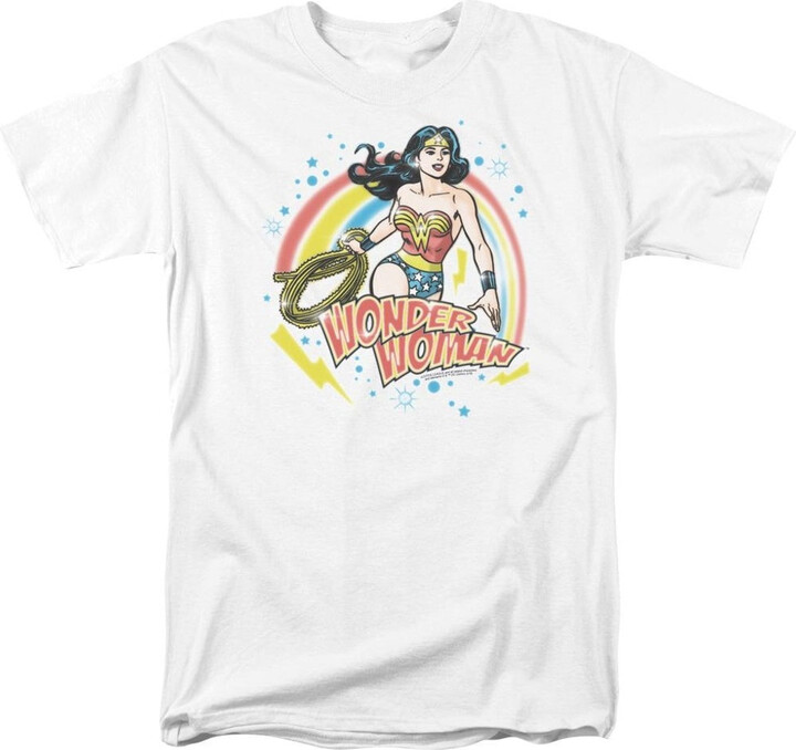 Gildan Wonder Woman Wonder Airbrush Short Sleeve Adult Tee / T-Shirt