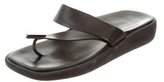 Thumbnail for your product : Louis Vuitton Leather Logo Sandals