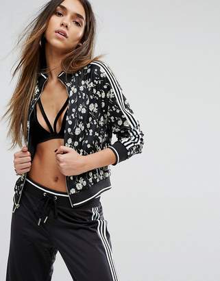 Juicy Couture Black Label Tricot Fullerton Daisy Jacket With Stripe
