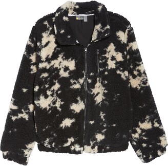 Zella faux fur print jacket Clearance