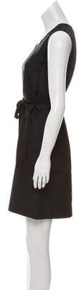 Marni Sleeveless Mini Dress Black Sleeveless Mini Dress