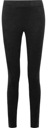 Wolford Faux Stretch-suede Leggings