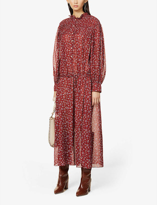 Etoile Isabel Marant Perkins floral-print cotton midi dress