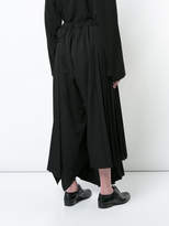 Thumbnail for your product : Yohji Yamamoto pleated palazzo trousers