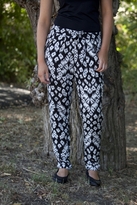 Thumbnail for your product : Sunnygirl Basic Print Pant W Zip Detail