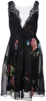 Marchesa Notte floral and lace dress