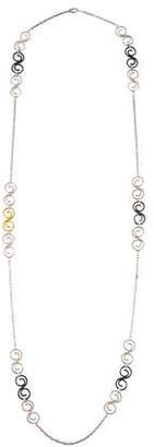 Gurhan Two-Tone Long Swirl Necklace